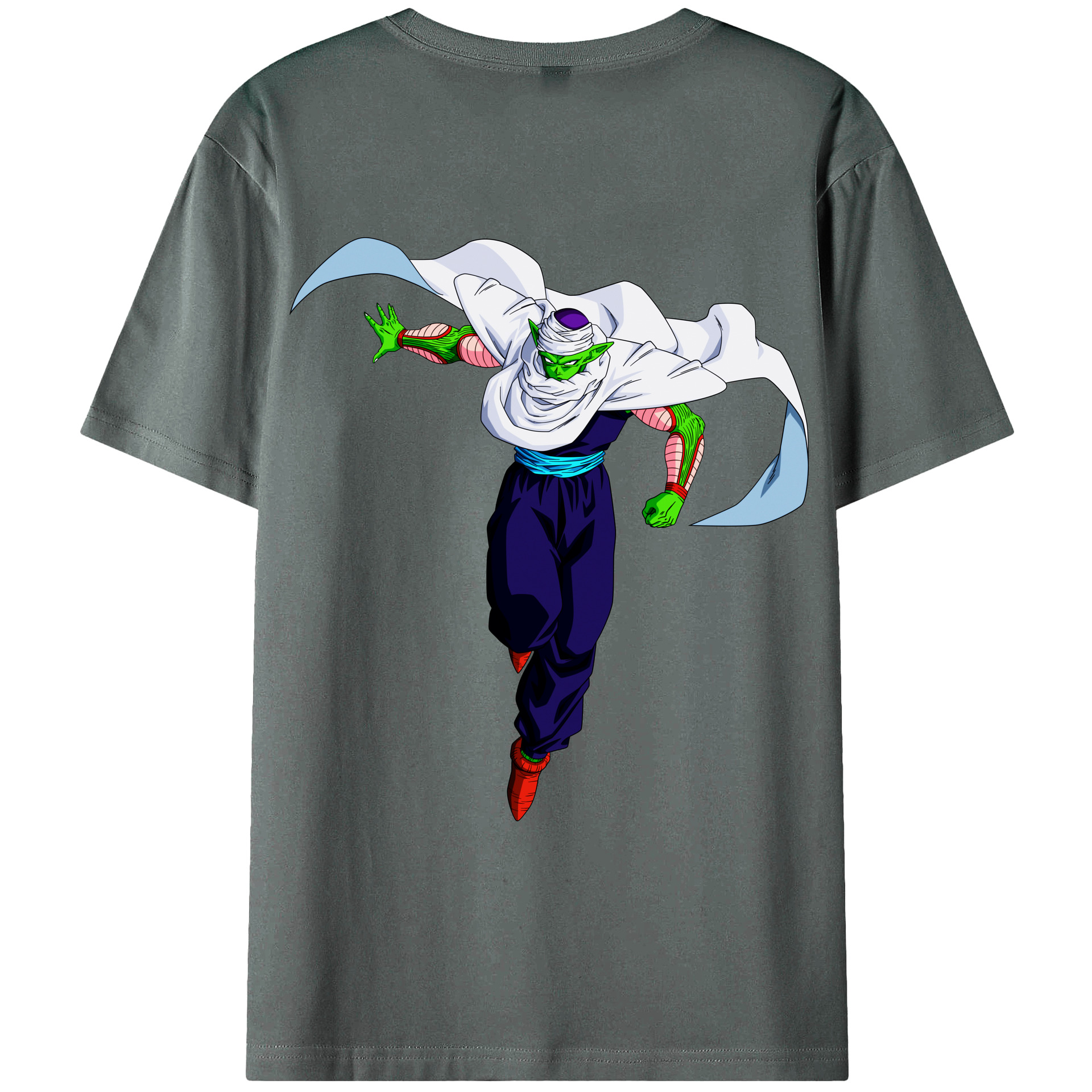 （画像用） ドラゴンボール ピッコロ DRAGON BALL Piccolo 綿100％ メンズ半袖Tシャツ（バックプリント） 通気性